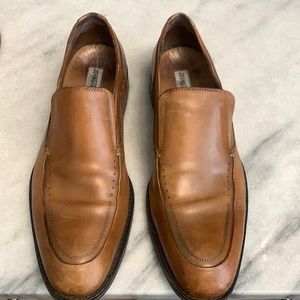 Johnston & Murphy Leather Loafers tan size 8